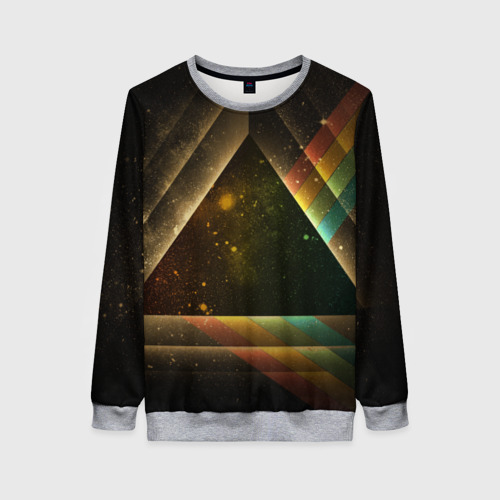 Женский свитшот 3D Triangle Фото 01 Женский свитшот 3D Triangle Фото 01