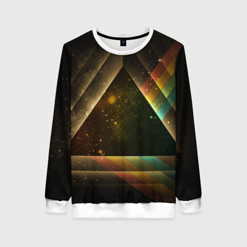 Женский свитшот 3D Triangle Фото 01 Женский свитшот 3D Triangle Фото 01