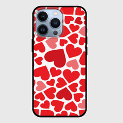 Чехол для iPhone 13 Pro Сердечки
