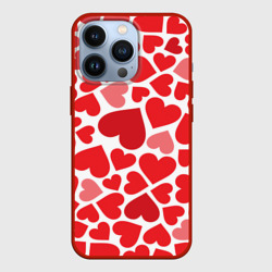 Чехол для iPhone 13 Pro Сердечки