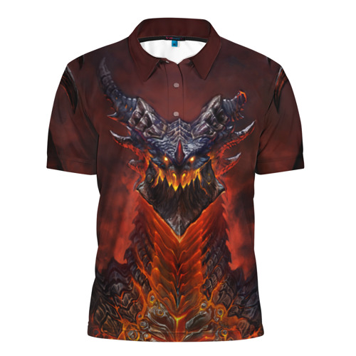 Мужская рубашка поло 3D Dragon Фото 01 Мужская рубашка поло 3D Dragon Фото 01