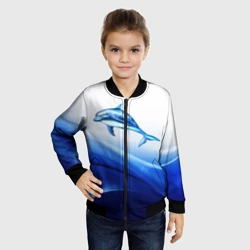 Детский бомбер 3D Дельфин - фото 2