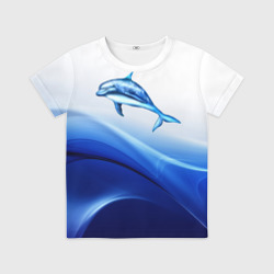 Детская футболка 3D Дельфин
