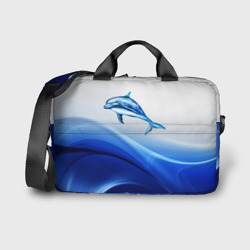 Сумка для ноутбука 3D Дельфин