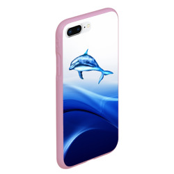 Чехол для iPhone 7Plus/8 Plus матовый Дельфин - фото 2