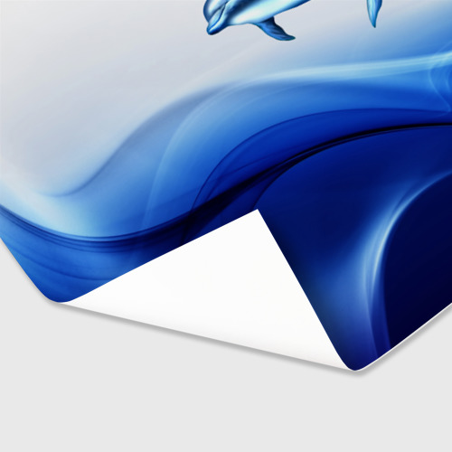 Бумага для упаковки 3D Дельфин - фото 3