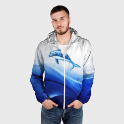 Мужская ветровка 3D Дельфин - фото 2