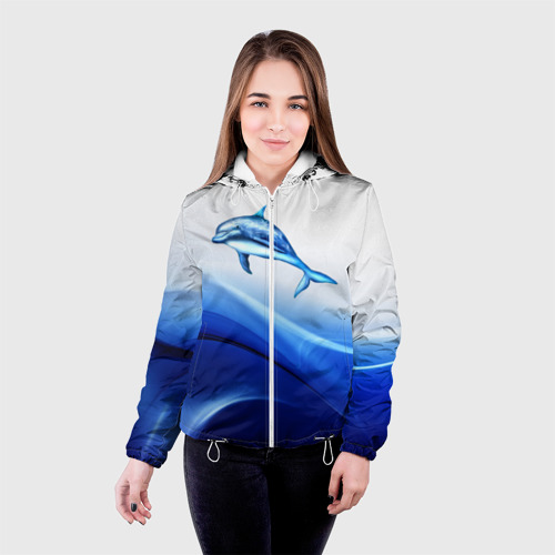 Женская куртка 3D Дельфин - фото 3