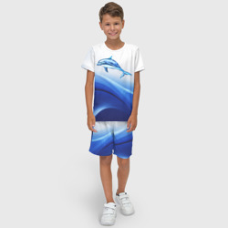 Детский костюм с шортами 3D Дельфин - фото 2