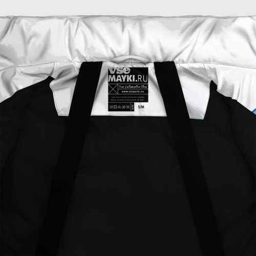Женская зимняя куртка Oversize Дельфин, цвет черный - фото 7