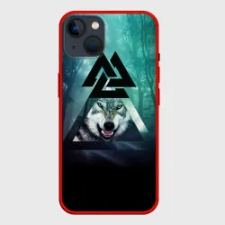 Чехол для iPhone 14 Волк Одина