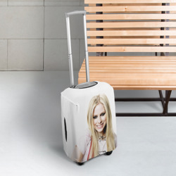 Чехол для чемодана 3D Аврил Лавин - фото 2