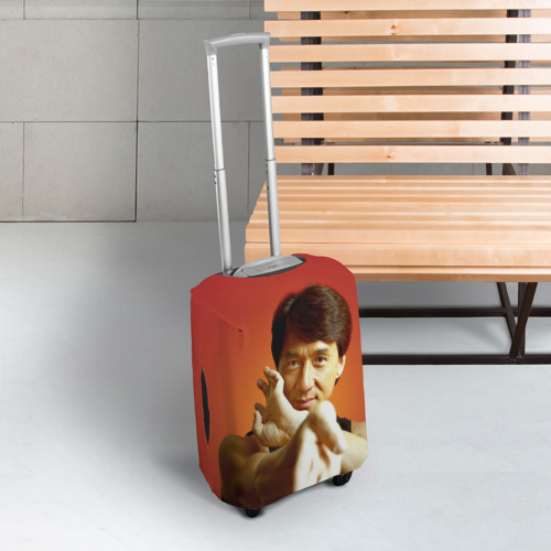 Чехол для чемодана 3D Джеки Чан, цвет 3D печать - фото 3