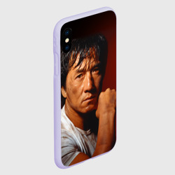 Чехол для iPhone XS Max матовый Джеки Чан после боя - фото 2
