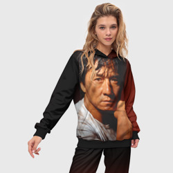 Женский костюм с толстовкой 3D Джеки Чан после боя - фото 2