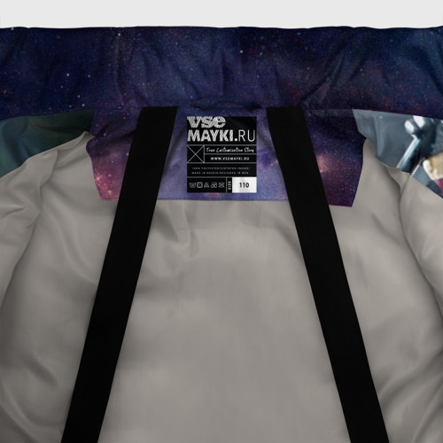 Зимняя куртка для девочек 3D Элис Купер, цвет светло-серый - фото 7