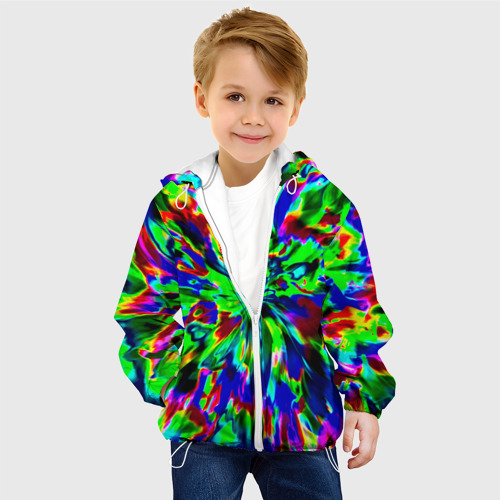 Детская куртка 3D Абстракция красок - фото 3