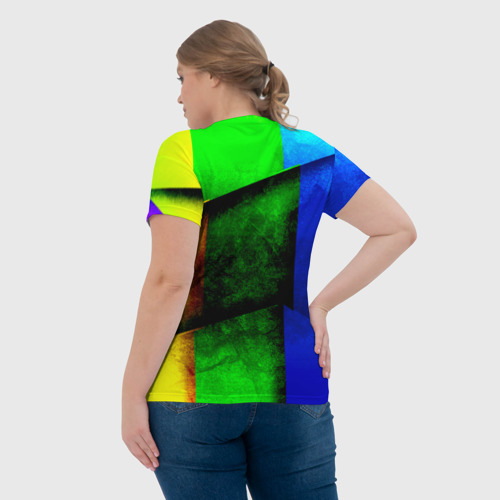 Женская футболка 3D Граффити, цвет 3D печать - фото 7