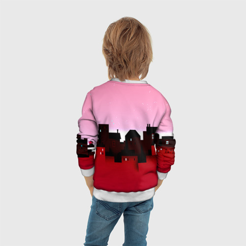 Детский свитшот 3D Urban pink, цвет 3D печать - фото 6