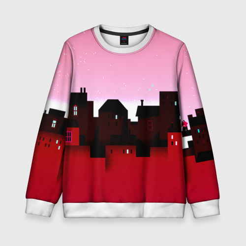 Детский свитшот 3D Urban pink