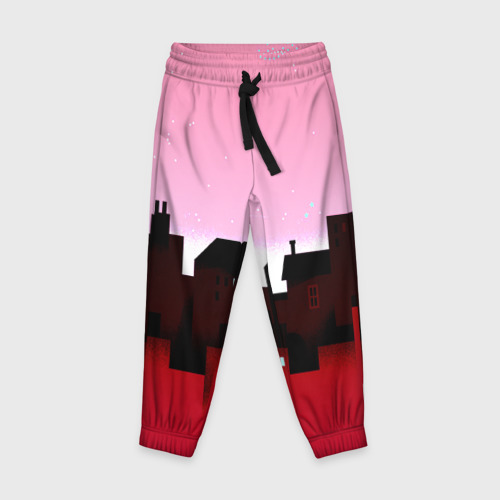 Детские брюки 3D Urban pink, цвет 3D печать