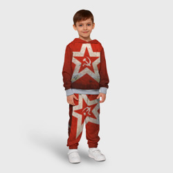 Детский костюм с толстовкой 3D Серп и Молот - фото 2