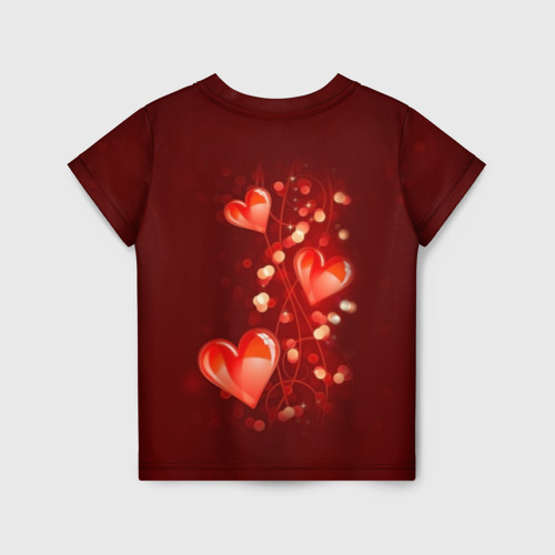 Детская футболка 3D Сердца - фото 2