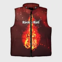 Мужской жилет утепленный 3D Rock'n'Roll