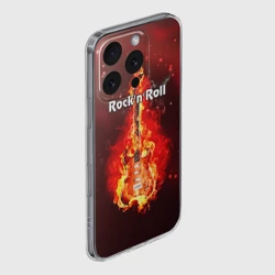 Чехол для iPhone 16 Pro Max силиконовый с защитой камеры Rock'n'Roll - фото 2