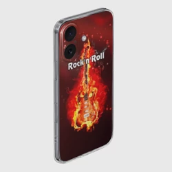 Чехол для iPhone 16 силиконовый с защитой камеры Rock'n'Roll - фото 2