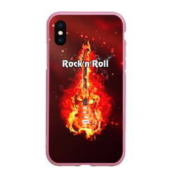 Чехол для iPhone XS Max матовый Rock'n'Roll