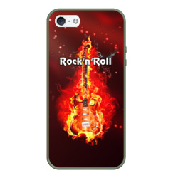 Чехол для iPhone 5/5S матовый Rock'n'Roll