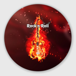 Круглый коврик для мышки Rock'n'Roll