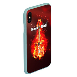 Чехол для iPhone XS Max матовый Rock'n'Roll - фото 2