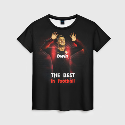 Женская футболка 3D The best in football