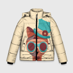Зимняя куртка для мальчиков 3D Steampunk Cat
