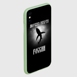 Чехол для iPhone XS Max матовый Морская пехота России - фото 2