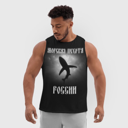 Мужская спортивная майка 3D Морская пехота России - фото 2