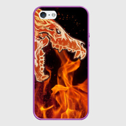 Чехол для iPhone 5/5S матовый Вой