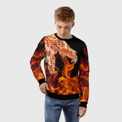 Детский свитшот 3D Вой - фото 2