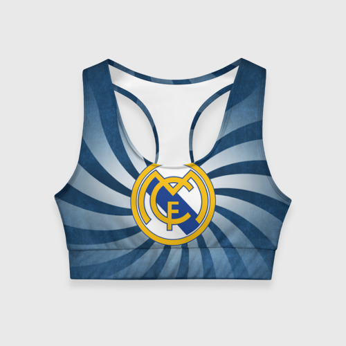 Женский спортивный топ 3D Реал Мадрид, цвет 3D печать