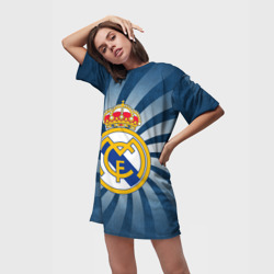Платье-футболка 3D Реал Мадрид - фото 2