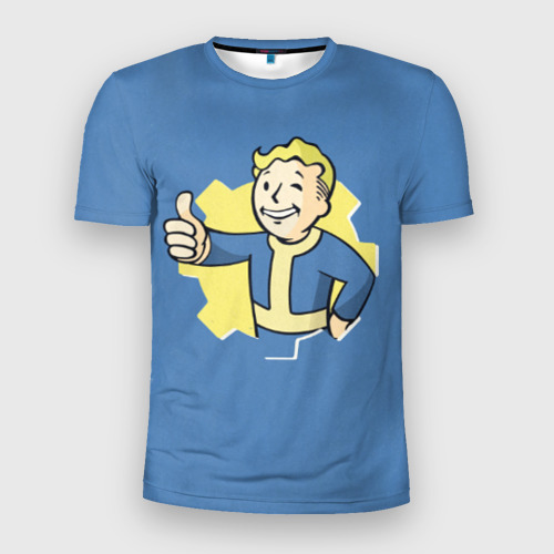 Мужская футболка 3D Slim Fallout, цвет 3D печать