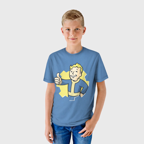 Детская футболка 3D Fallout, цвет 3D печать - фото 3