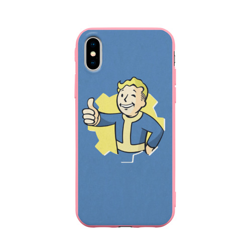 Чехол для iPhone X матовый Fallout