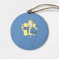 Деревянная игрушка круг Fallout
