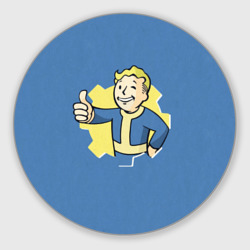 Круглый коврик для мышки Fallout