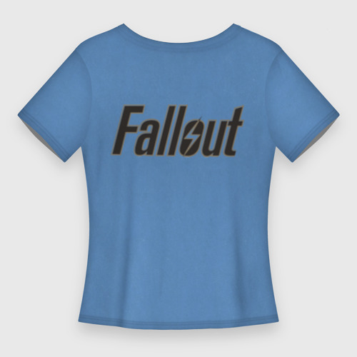 Женская футболка 3D Slim Fallout, цвет 3D печать - фото 2