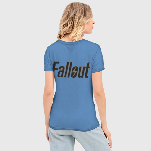 Женская футболка 3D Slim Fallout, цвет 3D печать - фото 4