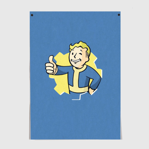 Постеры с принтом Fallout, вид спереди №1